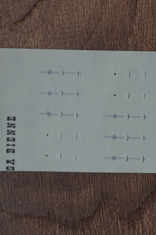 Omega hand cal 1510 centre second hand - white