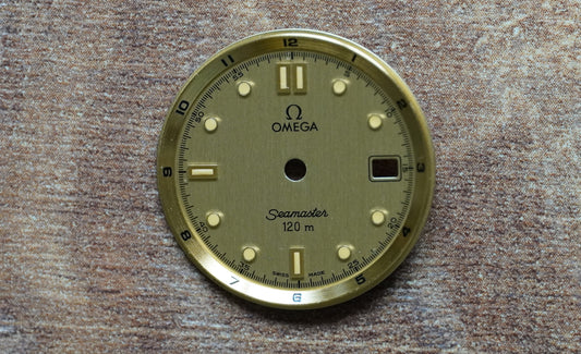 Omega Dial Seamaster 120m - 596.1501 - gold incl. hands