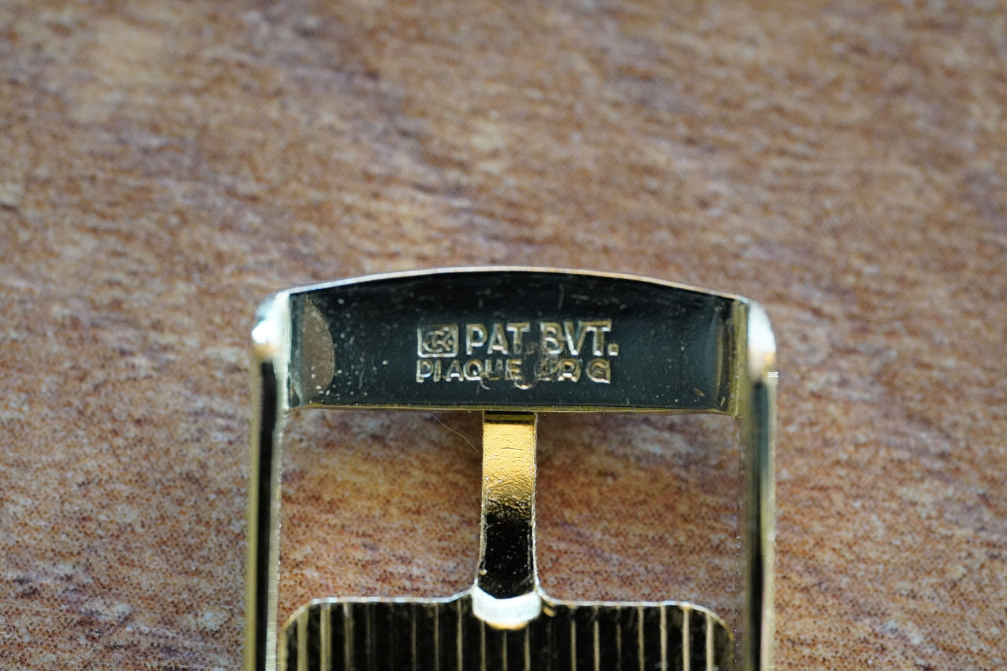 Omega buckle 14mm gold plated