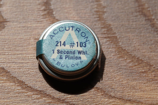 Bulova cal 214 part 103 Second wheel & pinion