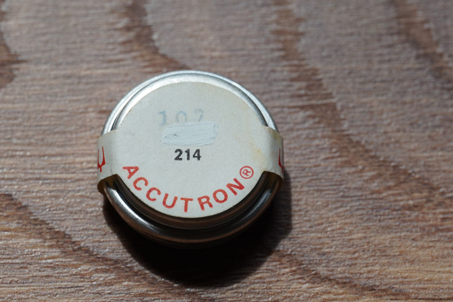 Bulova cal 214 part 107 Fourth wheel & pinion