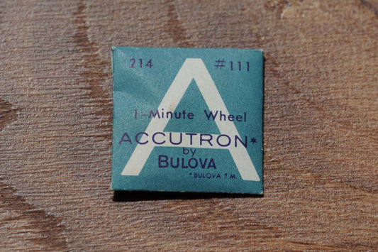 Bulova cal 214 part 111 Minute wheel