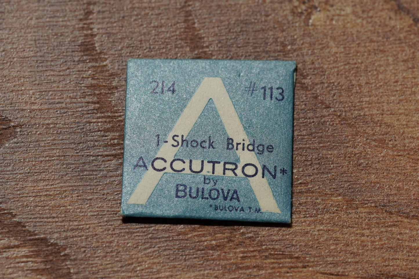 Bulova cal 214 part 113 Shock bridge