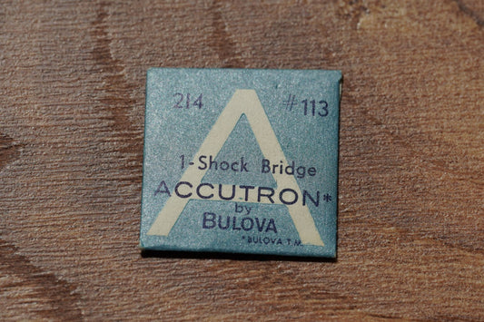 Bulova cal 214 part 113 Shock bridge