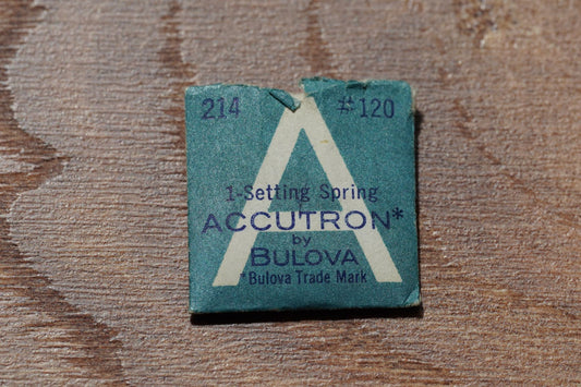 Bulova cal 214 part 120 Setting spring
