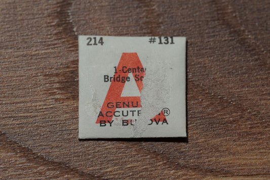 Bulova cal 214 part 131 Center bridge screw