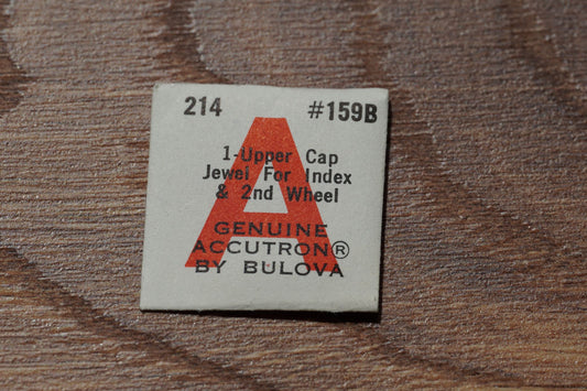 Bulova cal 214 part 159B Upper cap jewel for index and 2nd wheel