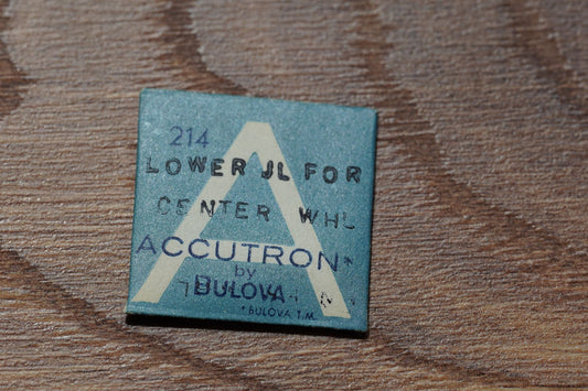 Bulova cal 214 part 166 Lower jewel for center wheel