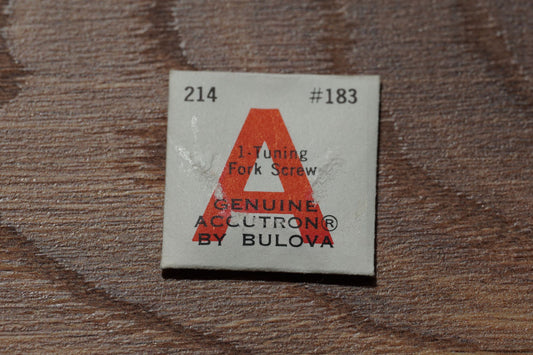 Bulova cal 214 part 183 Tuning fork screw