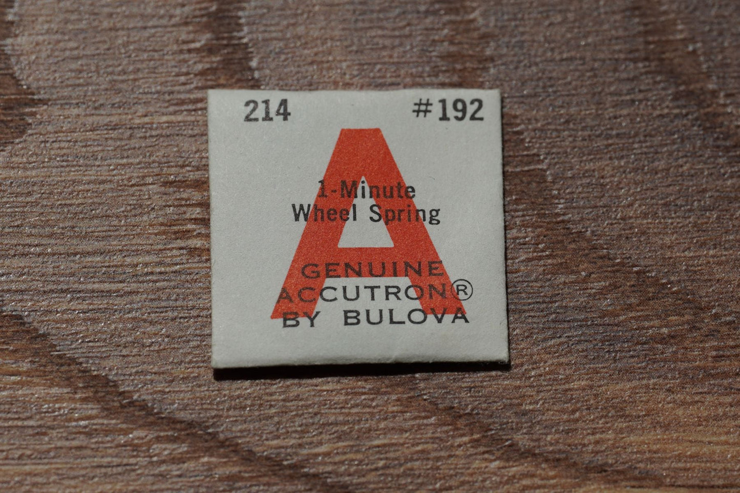 Bulova cal 214 part 214 Safety bridge