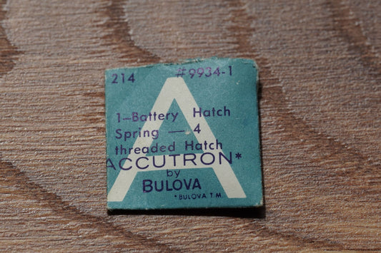 Bulova cal 214 part 9934-1 Battery hatch spring