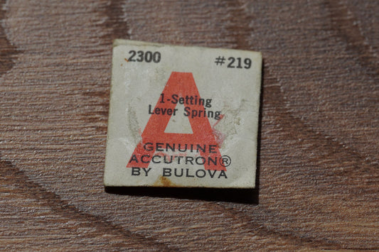 Bulova cal 2300 part 219 Setting lever spring