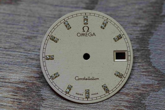 Omega dial Constellation with brilliants - 398.0876