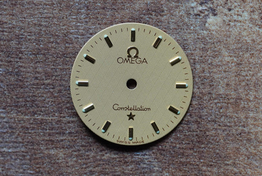 Omega Dial Constellation gold