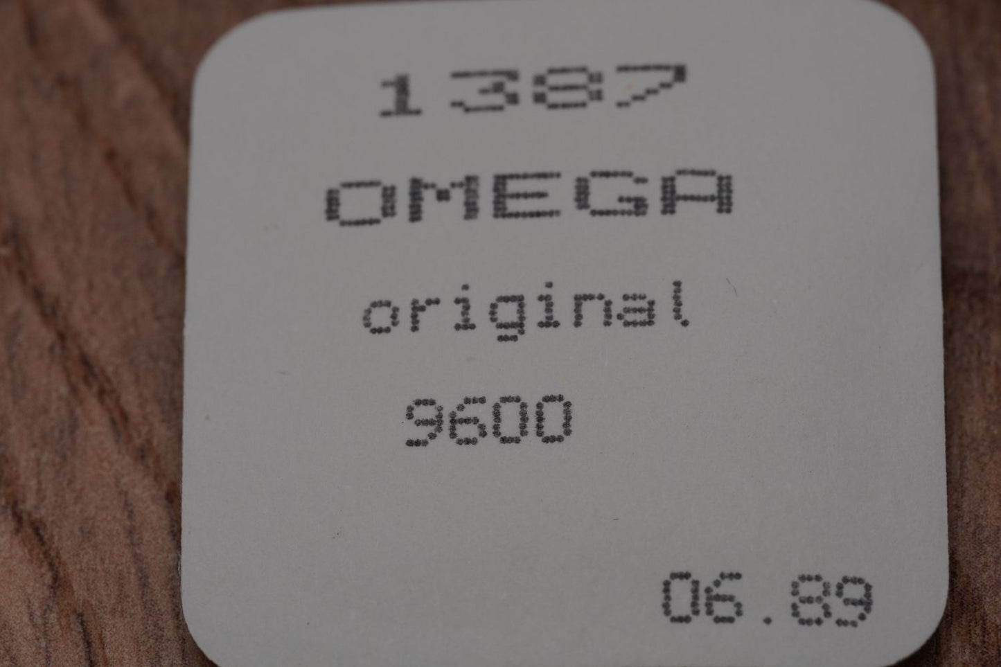 Omega cal 1387 part 9600 Circuit